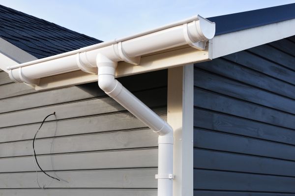 PVC Rain Gutter Installation in Clayton