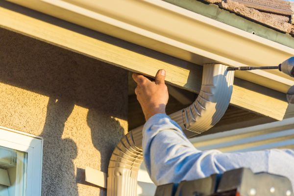 Aluminum Rain Gutter Service in Clayton